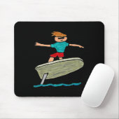 Efoil surfen  muismat (Met muis)
