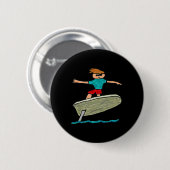 Efoil surfen ronde button 5,7 cm (Voorkant /achterkant)