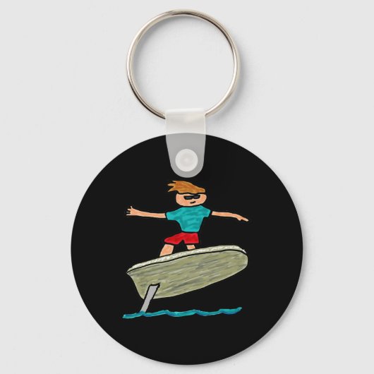 Efoil surfen sleutelhanger (Voorkant)