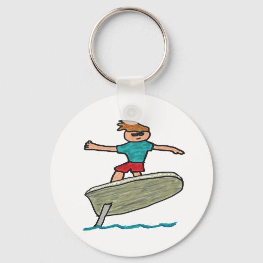 Efoil surfen sleutelhanger (Voorkant)