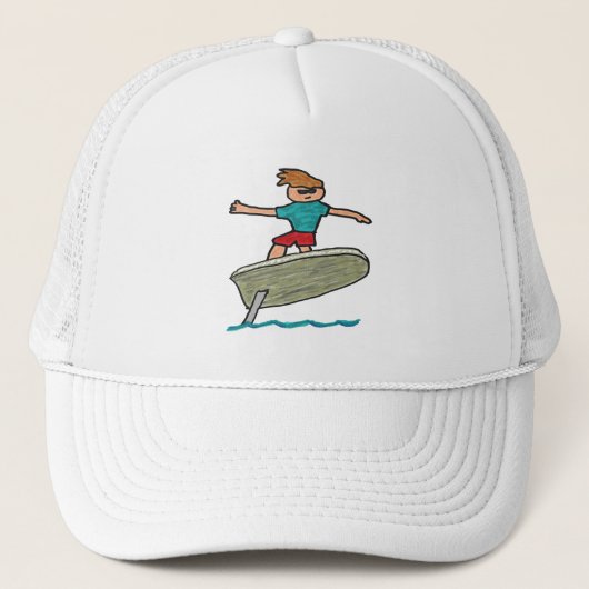 eFoil surfen Trucker Pet (Voorkant)