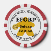 EFORP 2025 10e Jubileum Deluxe Edition Poker Chips (Voorkant)