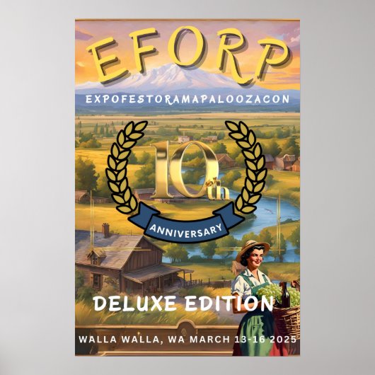 EFORP 2025 10e Jubileum Deluxe Edition Poster (Voorkant)