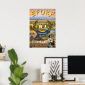 EFORP 2025 10e Jubileum Deluxe Edition Poster (Thuiskantoor)
