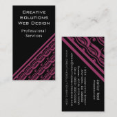 Efortless Charm Visitekaartje, Bourgogne Visitekaartje (Voorkant / Achterkant)