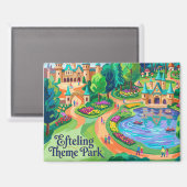 Efteling Thema Park Nederland Magneet (Voorkant / Achterkant)