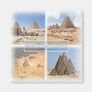 EG0064 Afrika, Egypte, Caïro, Gizeh-piramide, Koel Magneet