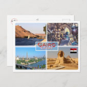 EG Cairo - Nile - Khan el Khalili - Briefkaart (Voorkant / Achterkant)