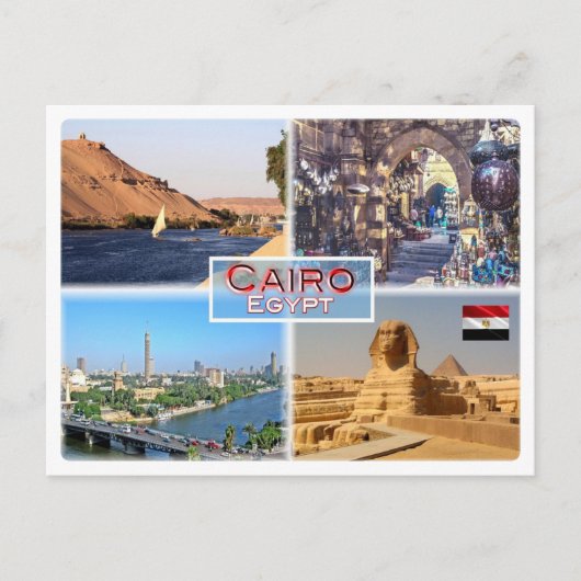 EG Cairo - Nile - Khan el Khalili - Briefkaart (Voorkant)
