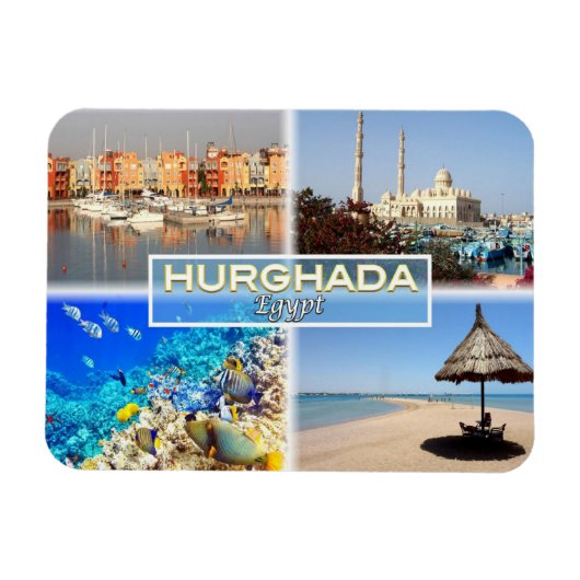 EG Egypte - Hurghada - rood zee - Magneet (Horizontaal)