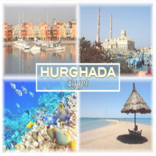 EG Egypte - Hurghada - rood zee - Sticker