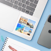 EG Egypte - Hurghada - rood zee - Sticker (Laptop met iPhone)