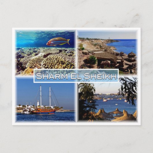 EG Egypte - Sharm El Sheikh - Rood Zee - Briefkaart (Voorkant)