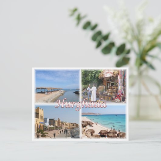 EG Hurghada - Rood Zee - Briefkaart (Staand voorkant)