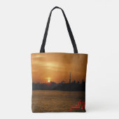 EG ^ Luxor - Nile Valley - panorama - 's nachts Tote Bag (Achterkant)