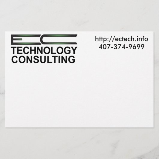 EG-technologieadvies Briefpapier (Voorkant)