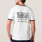EG-technologieadvies T-shirt (Achterkant volledig)