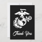 EGA met één kleur - wit Bedankkaart (Voorkant)