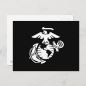 EGA met één kleur - wit Feestdagenkaart (Voorkant / Achterkant)