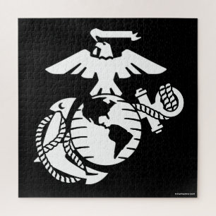 EGA met één kleur - wit Legpuzzel