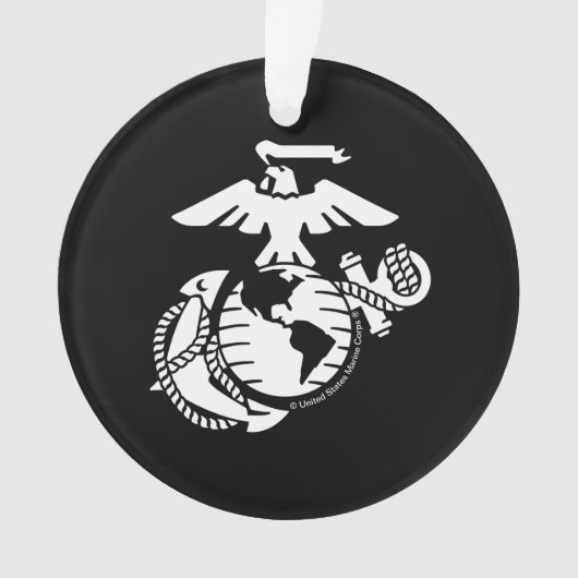 EGA met één kleur - wit Ornament (voorkant)