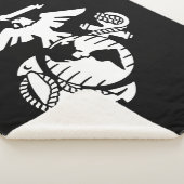 EGA met één kleur - wit Sherpa Deken (3/4)