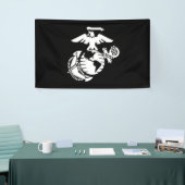 EGA met één kleur - wit Spandoek (Beurs)