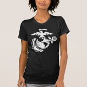 EGA met één kleur - wit T-shirt (Voorkant)