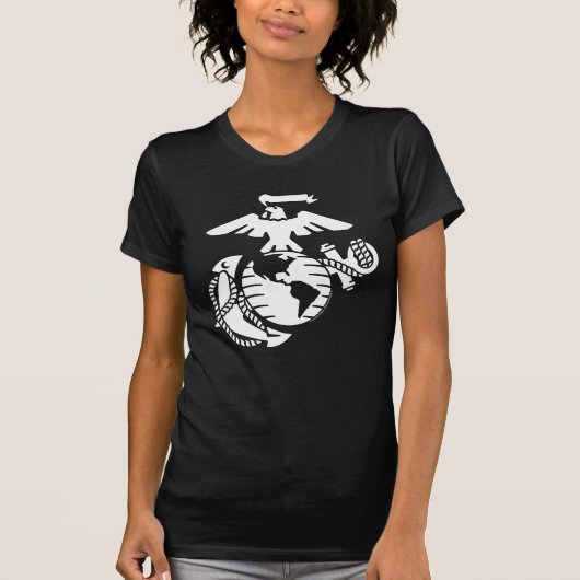 EGA met één kleur - wit T-shirt (Voorkant)