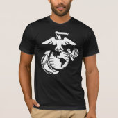 EGA met één kleur - wit T-shirt (Voorkant)