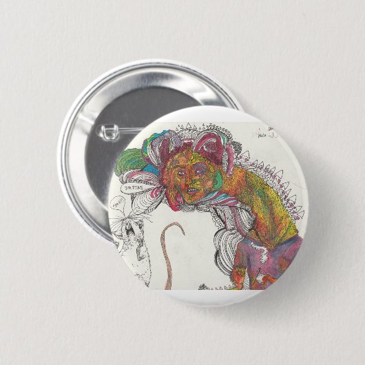 Egad! | Pin Ronde Button 5,7 Cm (Voorkant /achterkant)