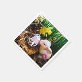 Egagepapier voor paasbunny-kissingKoe Servet (Hoek)