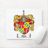 EGAN FAMILY CREST - EGAN COAT OF ARMS MUISMAT (Met muis)
