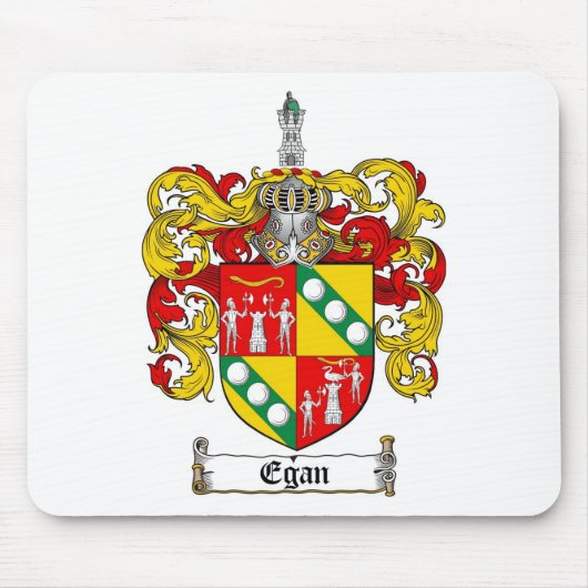 EGAN FAMILY CREST - EGAN COAT OF ARMS MUISMAT (Voorkant)