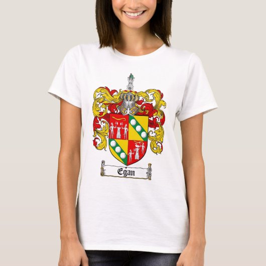 EGAN FAMILY CREST - EGAN COAT OF ARMS T-SHIRT (Voorkant)