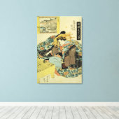 Egawa uit het Maruebiya House Canvas Afdruk (Insitu (Houten vloer))