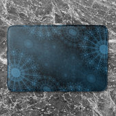 Egeïsche Sprankelende bloemkunst aan de nachtelijk Badmat