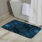 Egeïsche Sprankelende bloemkunst aan de nachtelijk Badmat