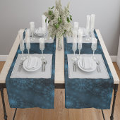 Egeïsche Sprankelende bloemkunst aan de nachtelijk Medium Tafelloper