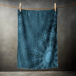 Egeïsche Sprankelende bloemkunst aan de nachtelijk Strandlaken