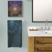 Egeïsche Sprankelende bloemkunst aan de nachtelijk Strandlaken