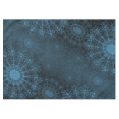 Egeïsche Sprankelende bloemkunst aan de nachtelijk Tafelkleed (Voorkant (Horizontaal))