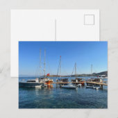 Egeïsche Zee Bodrum Feestdagenkaart (Voorkant / Achterkant)