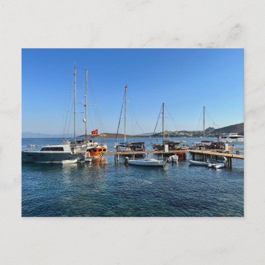 Egeïsche Zee Bodrum Feestdagenkaart (Voorkant)