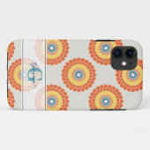 Egeïsche zomer stralende stip Mandala Case-Mate iPhone Case (Achterkant (horizontaal))