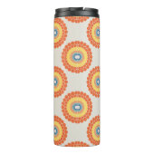 Egeïsche zomer stralende stip Mandala Thermosbeker (Achterkant)