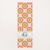 Egeïsche zomer stralende stip Mandala Yogamat (Voorkant)