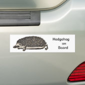 Egel aan boord - BUMPERSTICKER (Op auto)