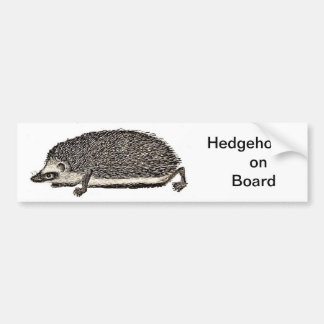 Egel aan boord - BUMPERSTICKER