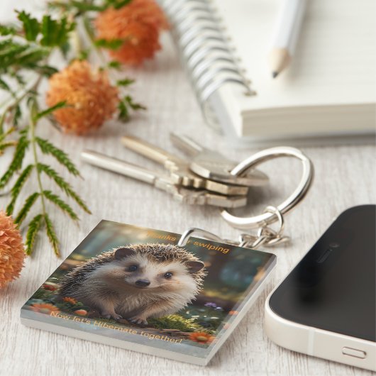 egel-acryl-Sleutelhanger Sleutelhanger (Voorkant Rechts)